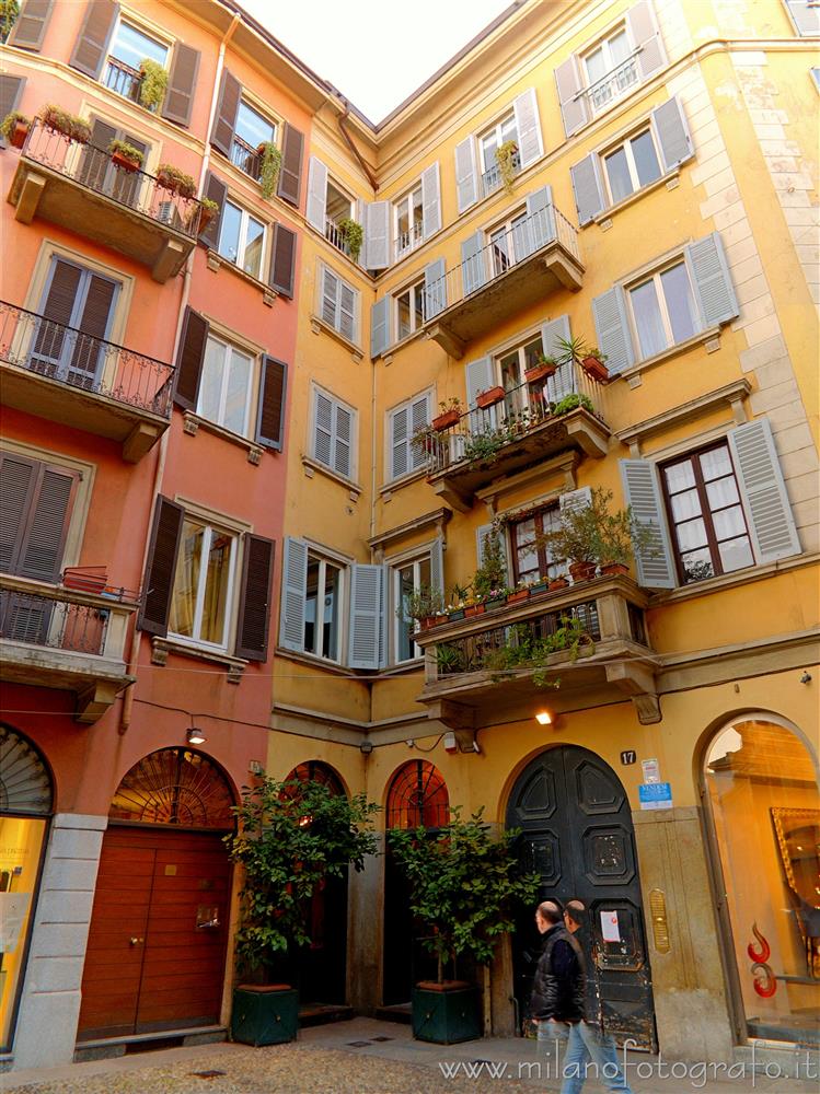Milan (Italy) - Houses in the Brera district